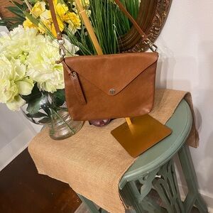 Brown Leather Crossbody Bag
